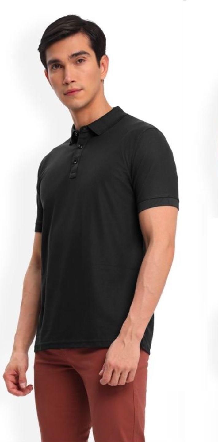 Poly Cotton Solid Half Sleeves Mens Polo T-shirt (Pack of 3) - FlexWear