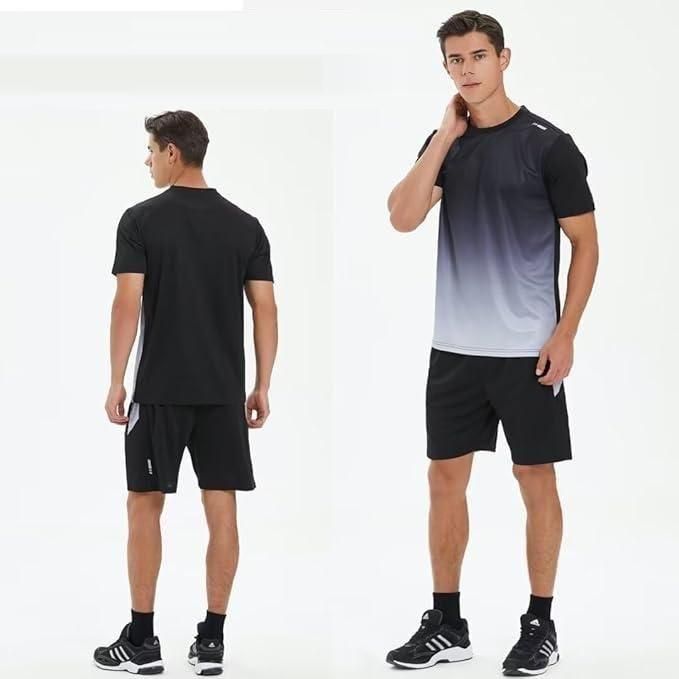 Men's Jersey T-shirt & Bottom Set - FlexWear