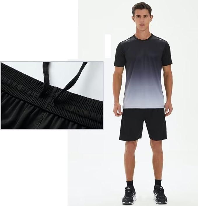 Men's Jersey T-shirt & Bottom Set - FlexWear