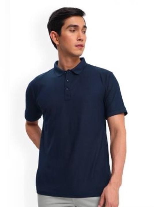 Poly Cotton Solid Half Sleeves Mens Polo T-shirt (Pack of 3) - FlexWear