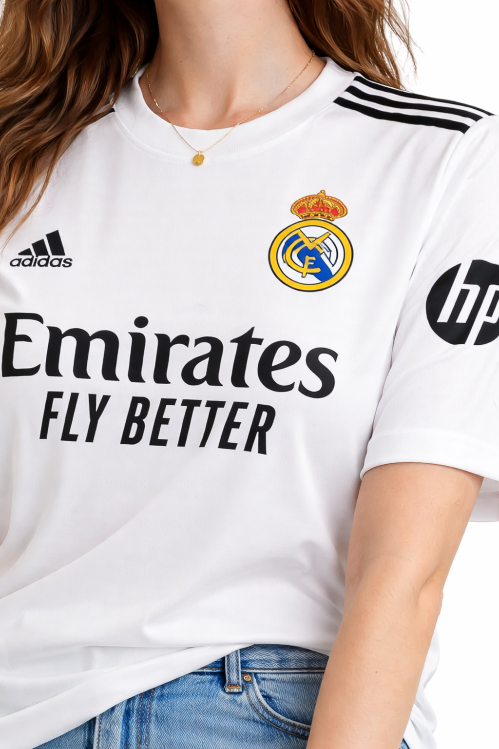 Emirates "Fly Better" & HP Edition Soccer Jersey - White