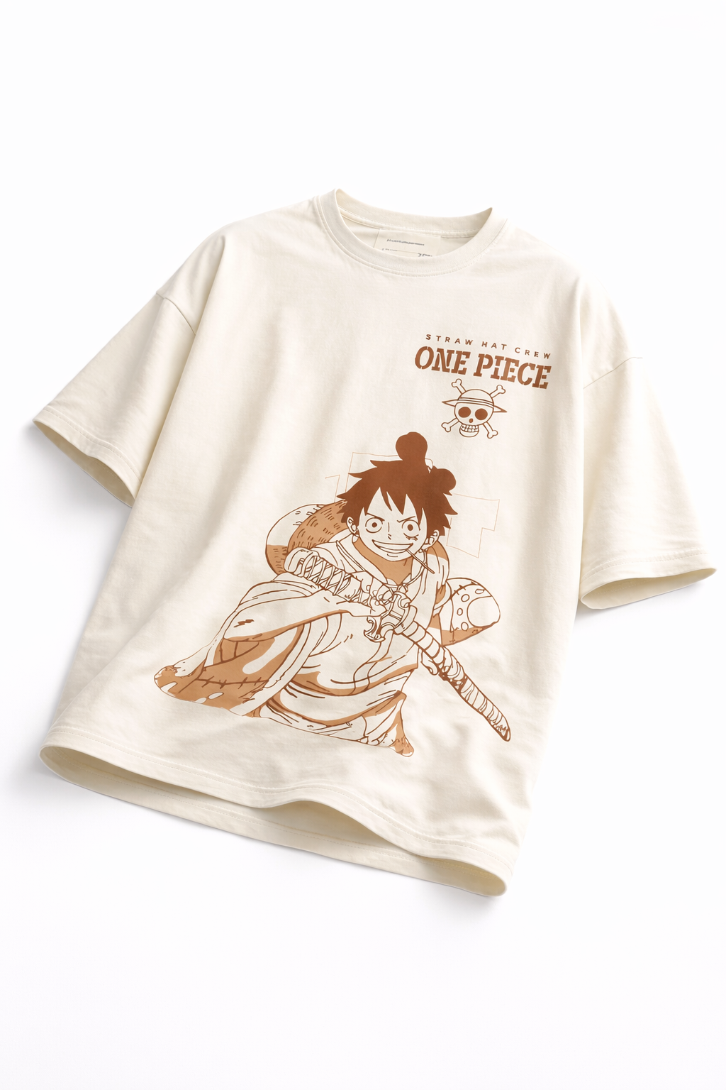 Oversized T shirts for Men back printed anime oversize back print tshirt - FlexWear
