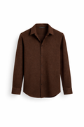 Men’s Luxury Brown Casual Wear Shirt