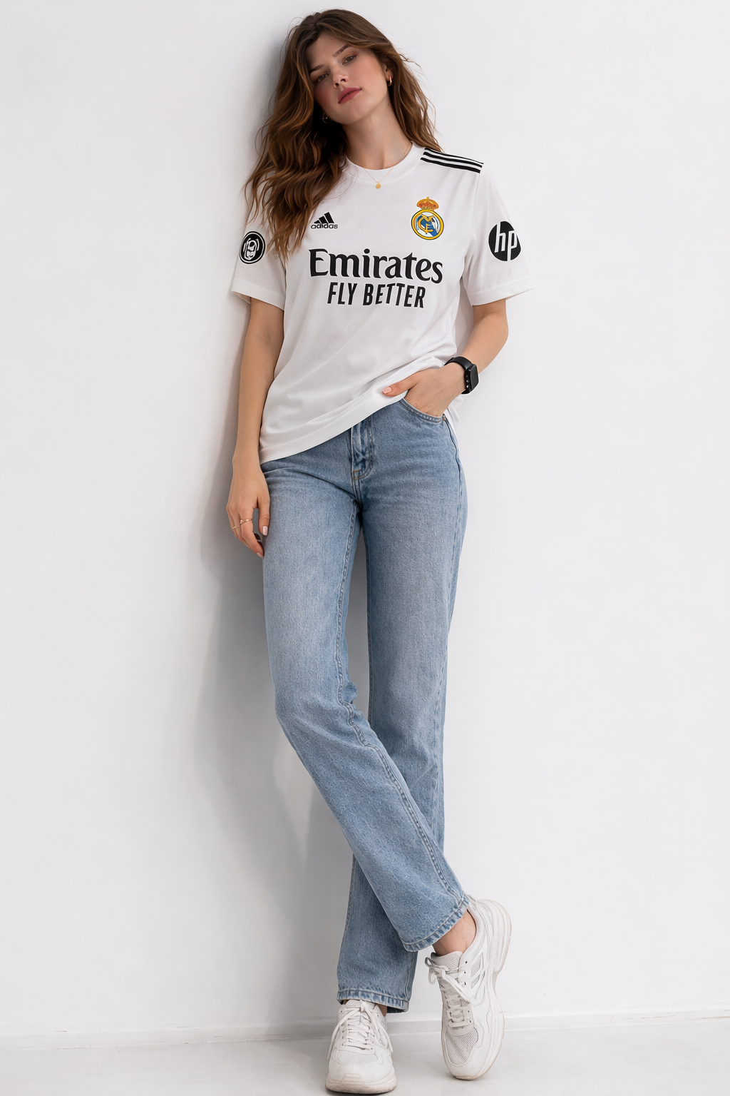 Emirates "Fly Better" & HP Edition Soccer Jersey - White