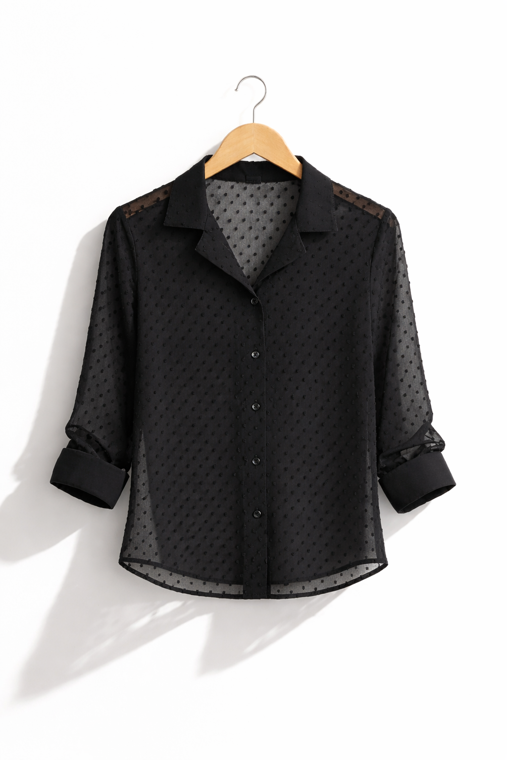 Elegant Butta Pattern Georgette Shirt for Women