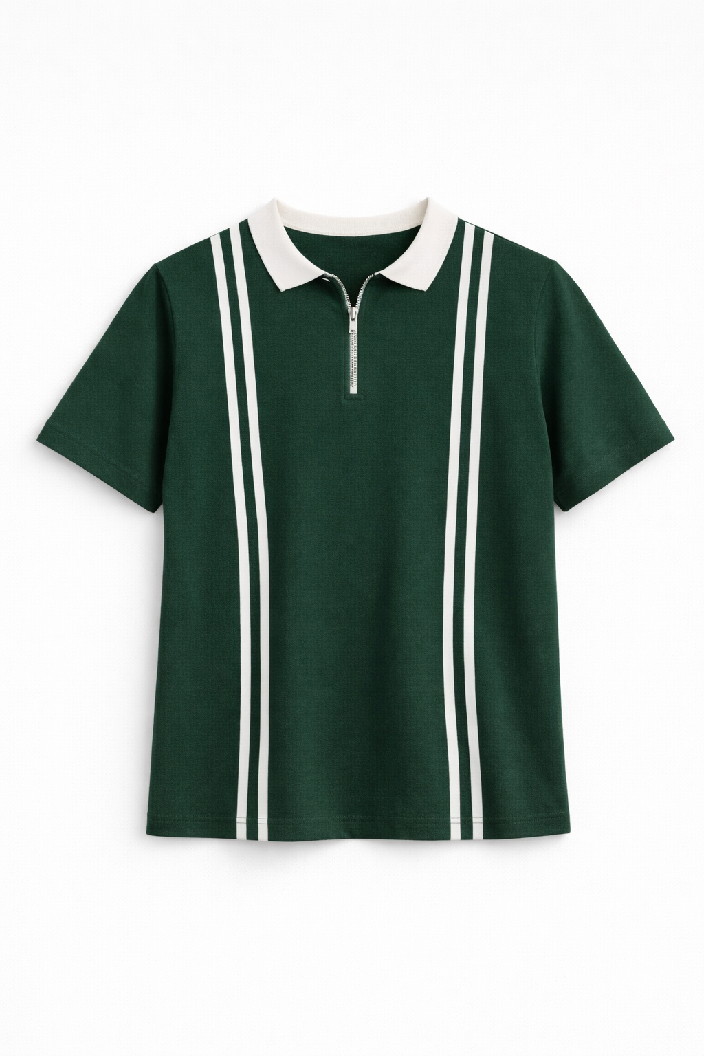 Urban Classic Green Stripe Polo Tee