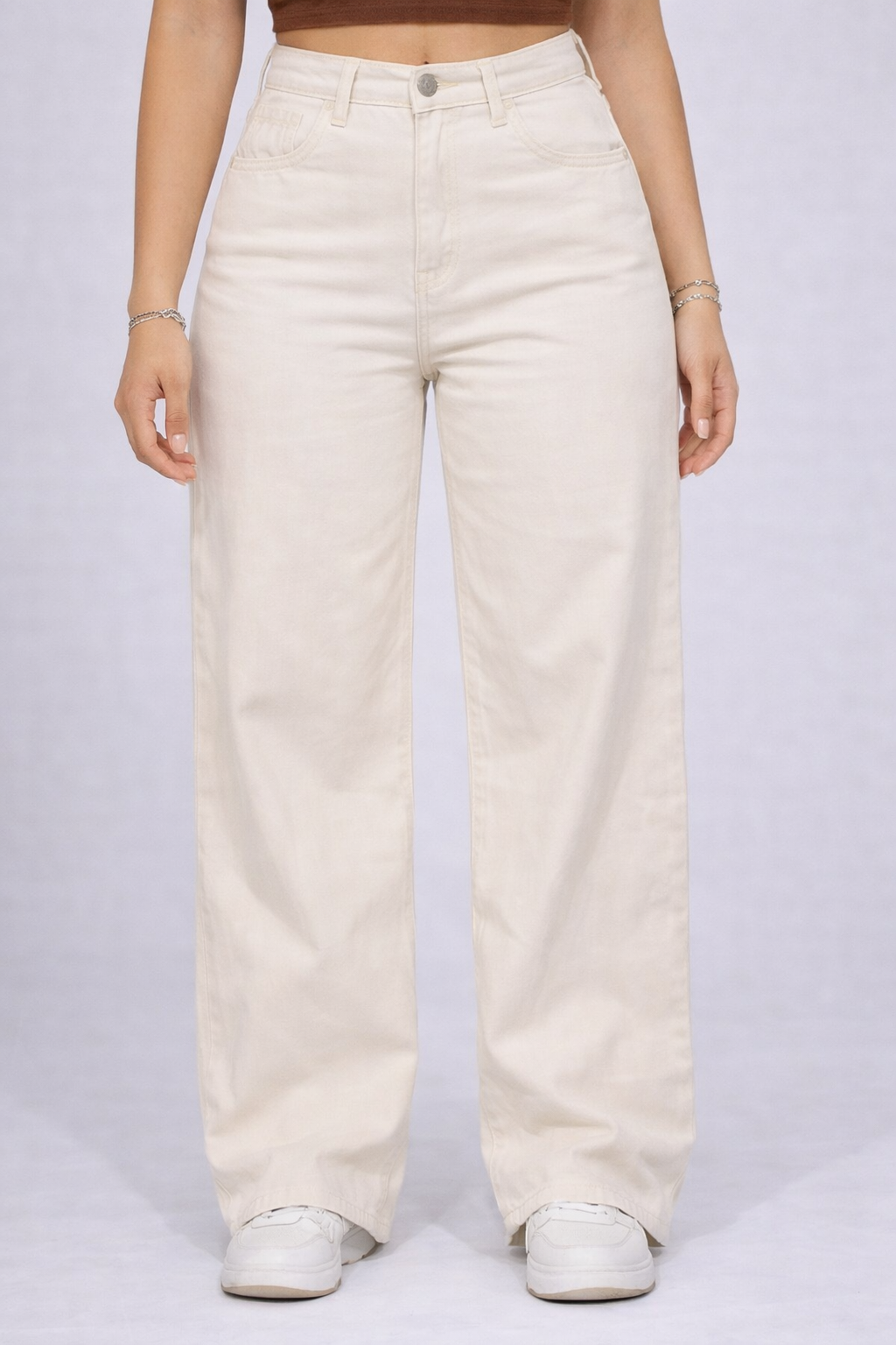 Urban Ivory Relaxed Fit Jeans