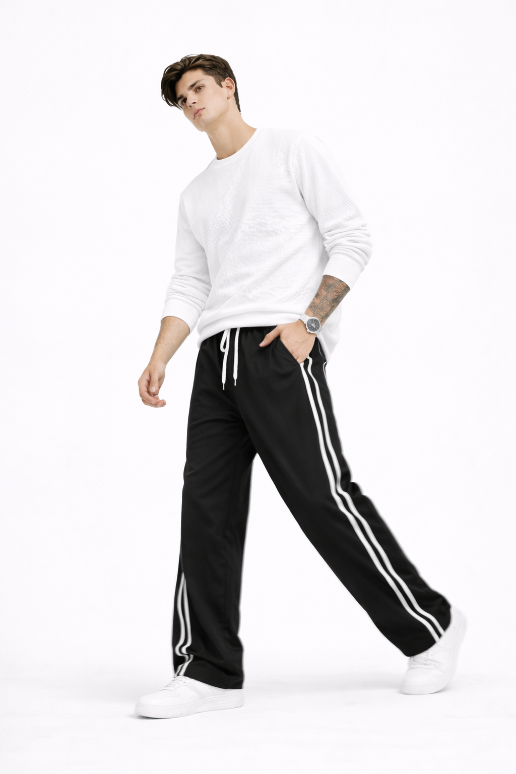 Urban Sport Side Stripe Jogger Pants