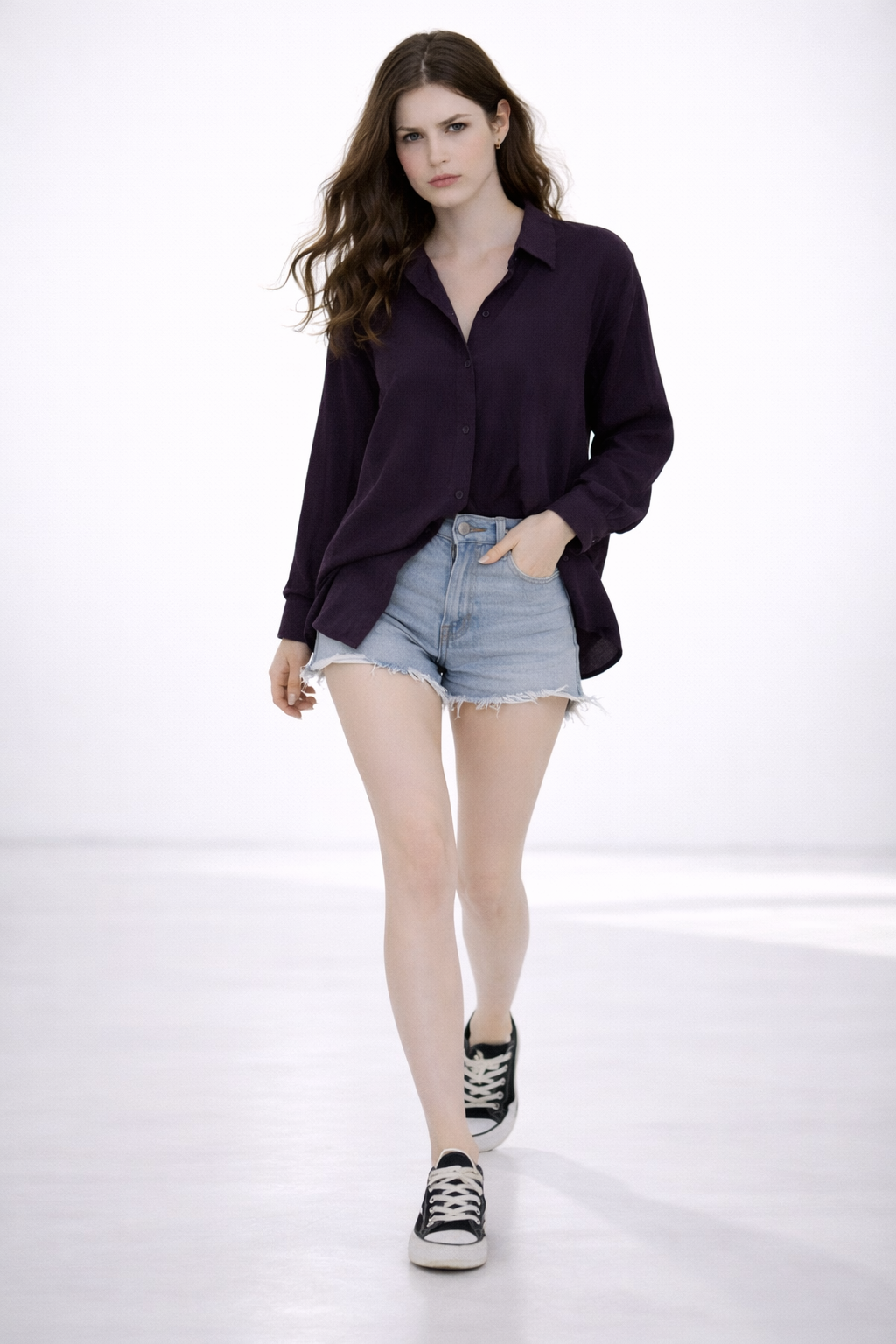 Wine Luxe Women’s Casual Shirt