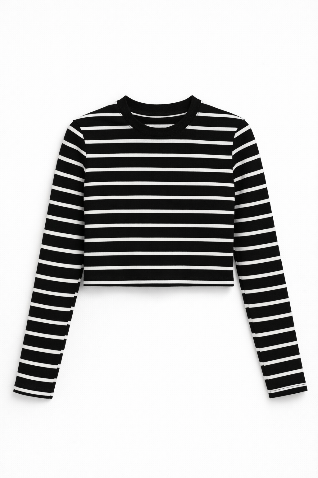 Urban Chic Stripe Crop Tee