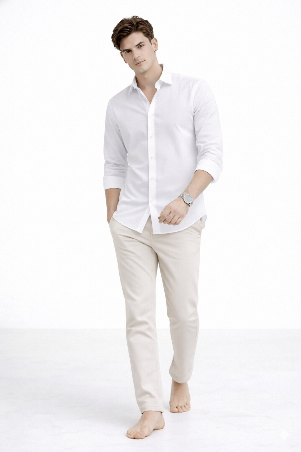 Imperial White Formal Shirt