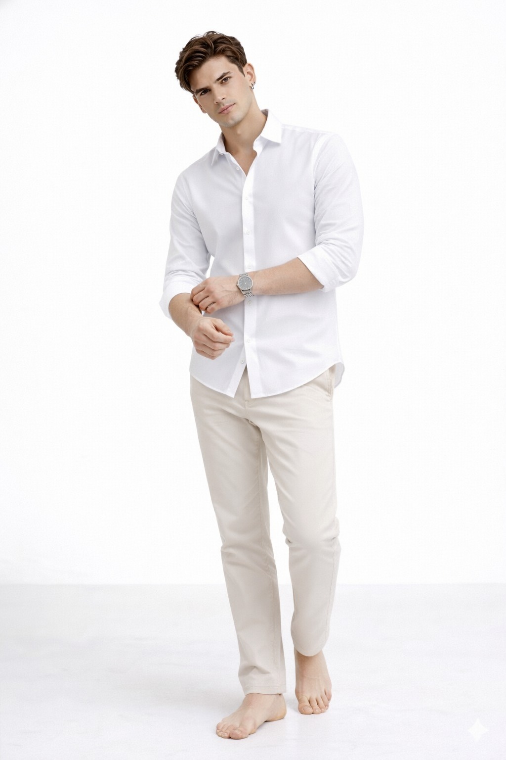 Imperial White Formal Shirt