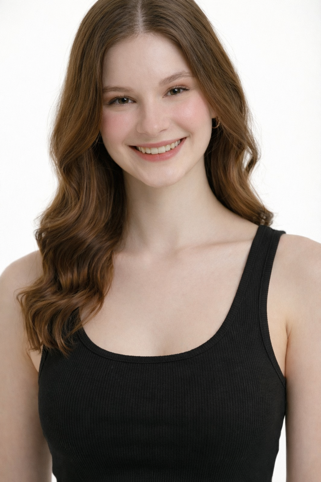 Minimal Muse White and black Tank Top