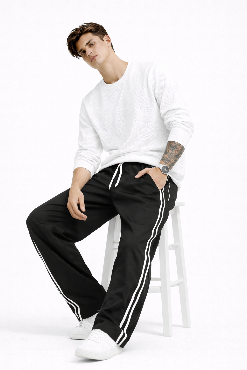 Urban Sport Side Stripe Jogger Pants