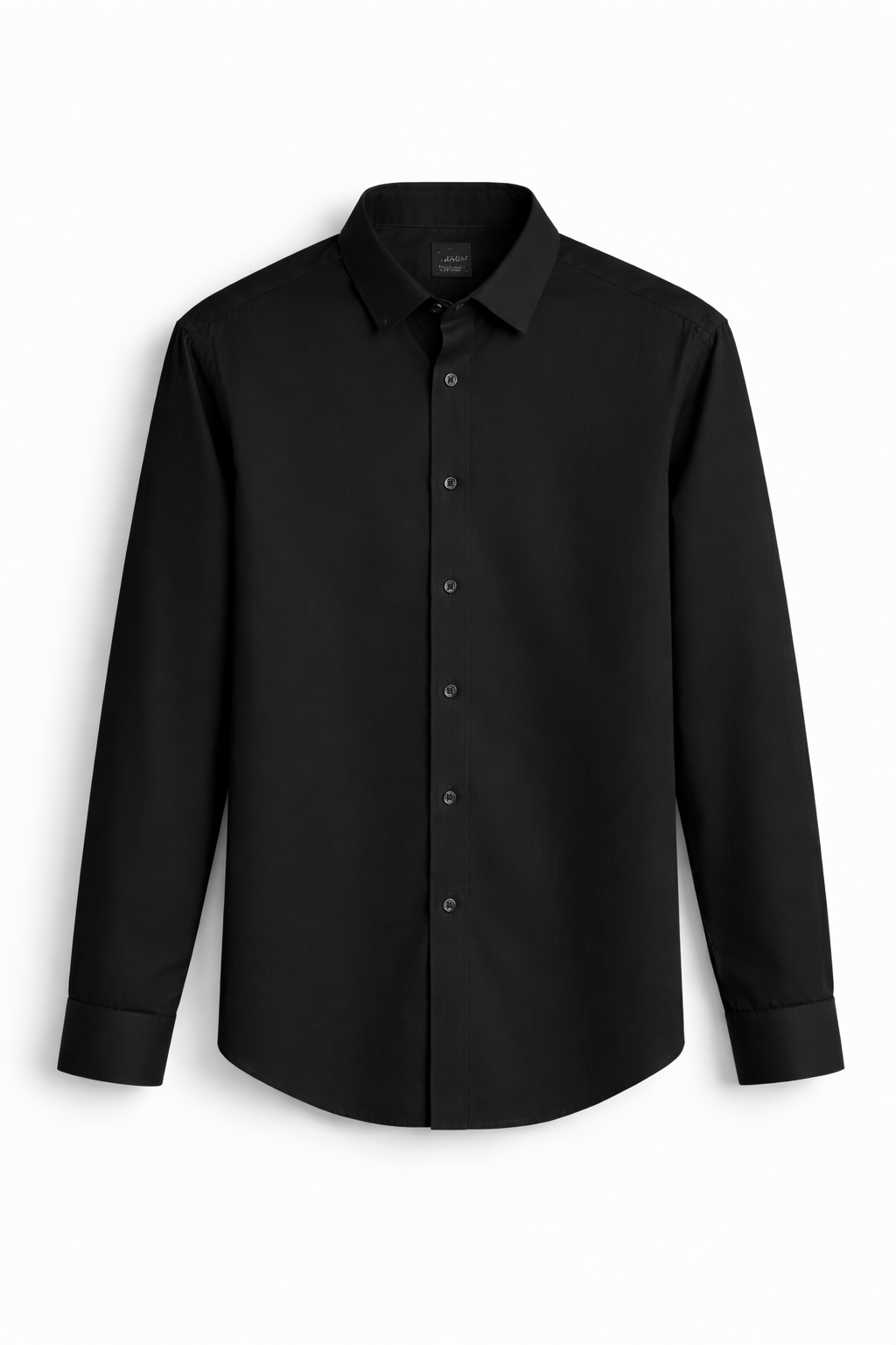 Signature Solid Black Full Sleeve Shirt