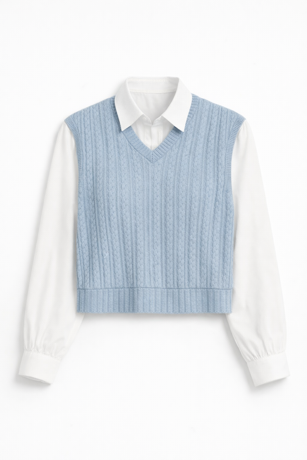 Chic Sky Collar Knit Top